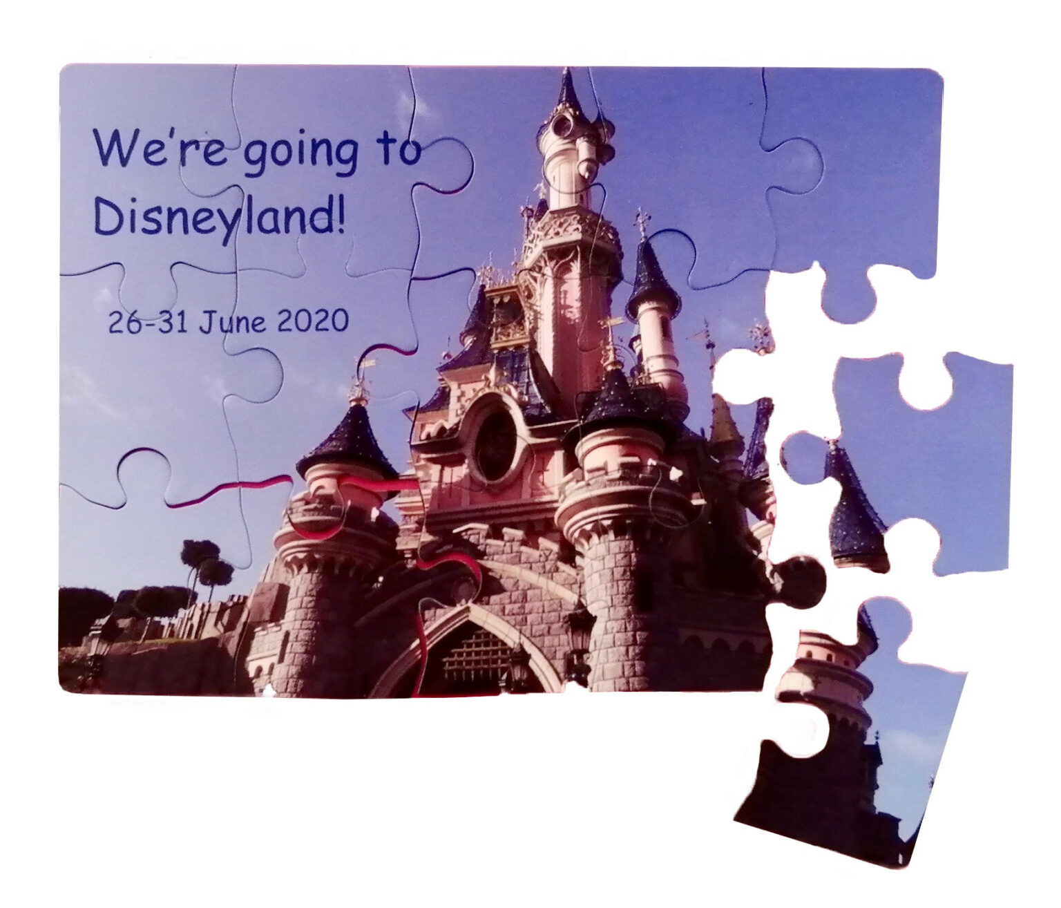 Disneyland holiday invitation